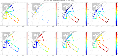 TEX-ECE Leg 1 Surface Water Condition